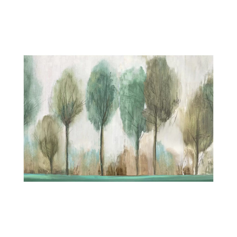 Tall Trees by Allison Pearce - Wrapped Canvas Painting, 20.32 cm H x 30.48 cm W
