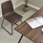 Ensemble de salle à manger 5 pièces avec plateau rectangulaire en bois et 4 chaises d'appoint rembourrées-4417068-4417065