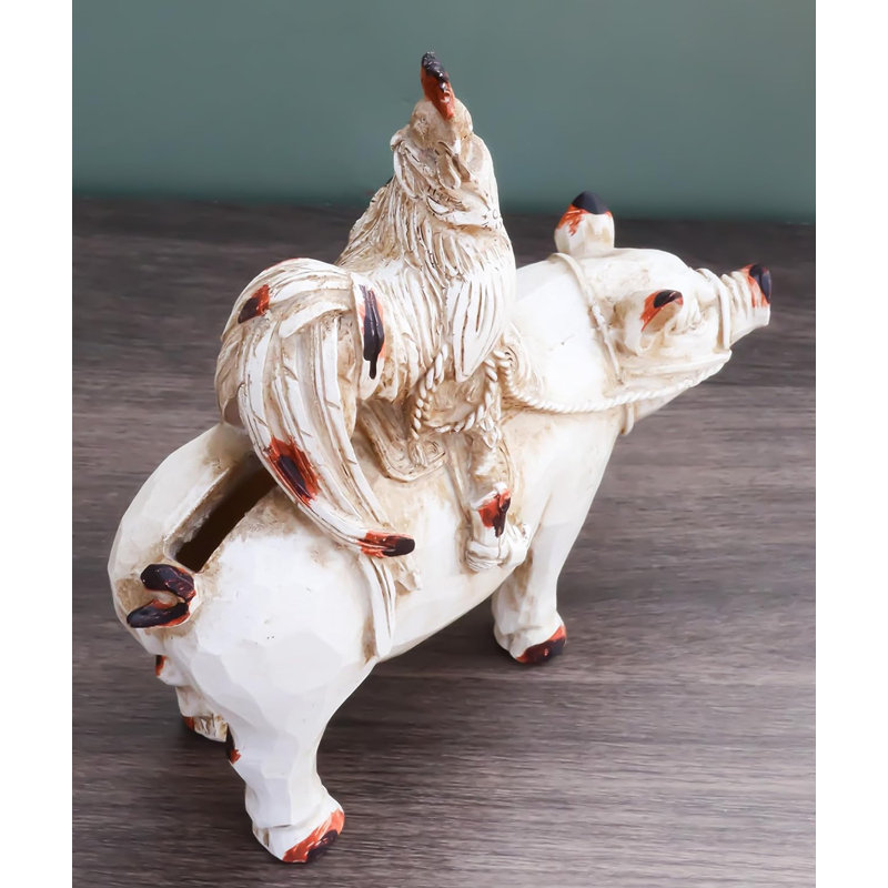 Ilhama Handmade Resin Piggy Bank Decorative Object
