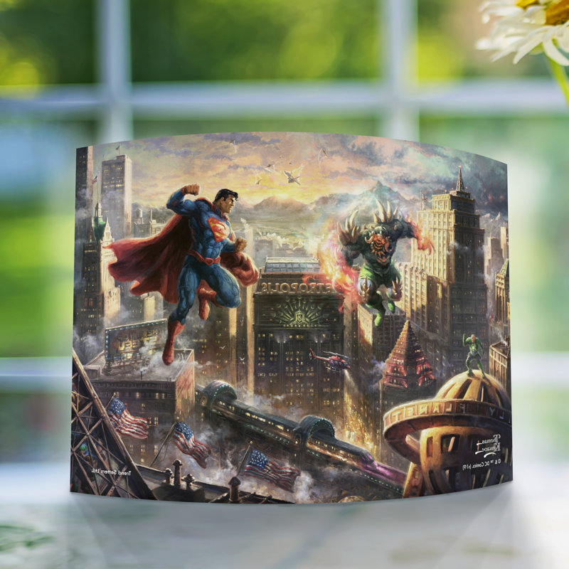 Imprimé acrylique incurvé «Man of Steel»