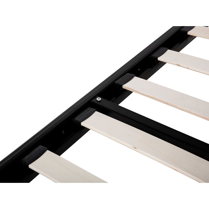 Gena Open-Frame Bed, Black