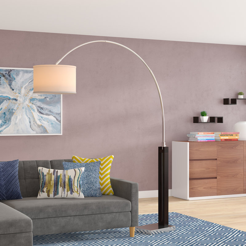 Lampe sur pied arquée 83 po Abem
