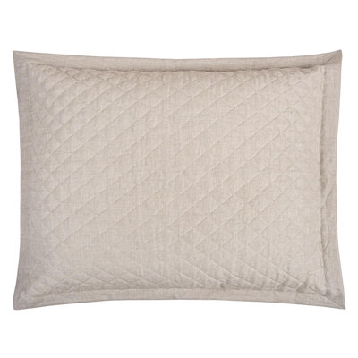 Hudson Linen_Quilted Sham