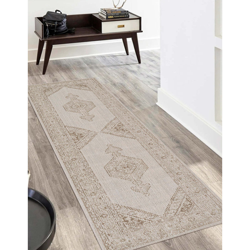 Maude Brown Rug, Runner 2'7" x 8'