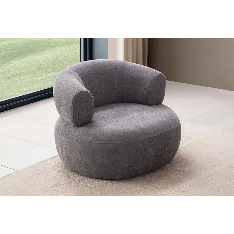 Fauteuil à oreilles, Gris foncé
