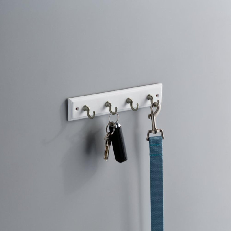 Aeiden Metal Wall Organizer with Key Hooks