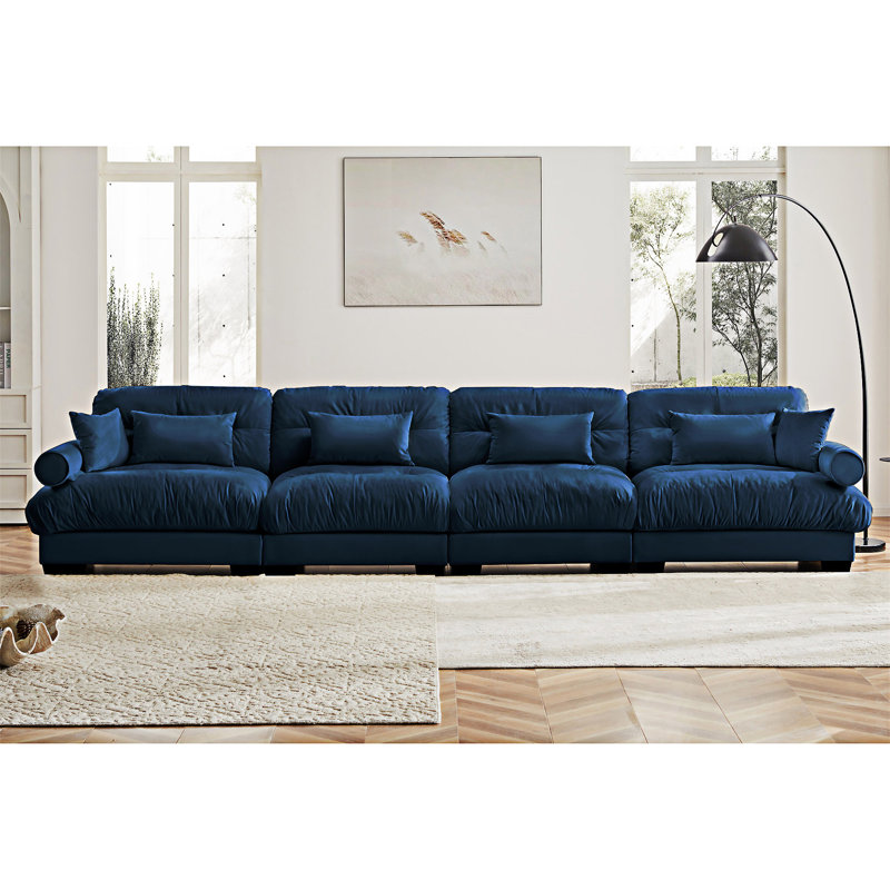 Upholstered Modular Sectional Sofa Couch