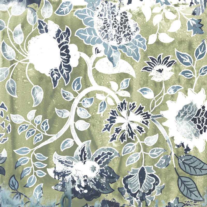 Carrelage fleur pierre, H 12 po x l 12 po