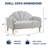 Billijo Solid and Manufactured Wood Standard Loveseat-492363494-492283193