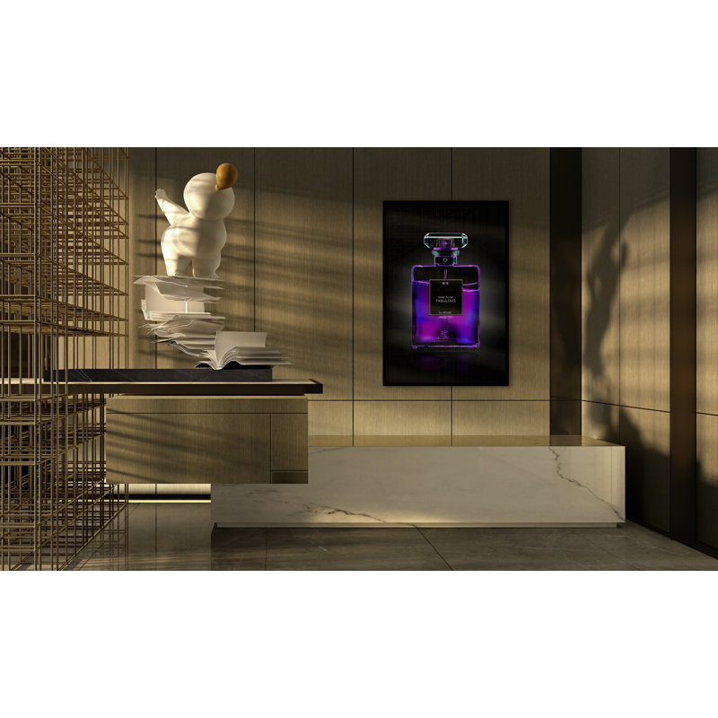 The Perfume Collection II - Print on Plastic / Acrylic, Black Frame, 135cm H x 90cm W x 10cm D