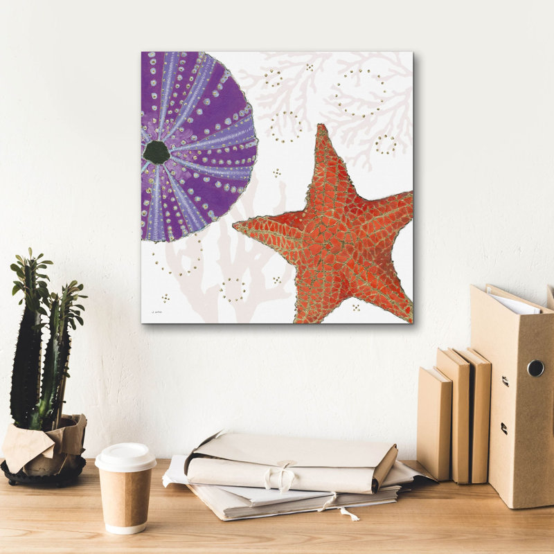 «Shimmering Shells 3» par James Wiens, art mural sur toile, H 18 po x l 18 po