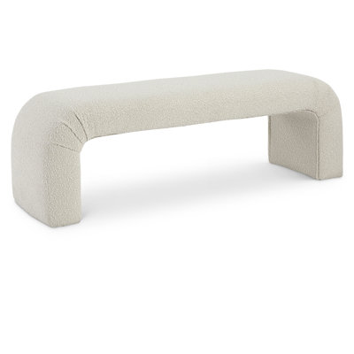 Banc avec revêtement