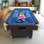 Table de billard avec feutre professionnel, retour de balle automatique et accessoires de billard complet