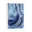 Agate Indigo I by Danielle Carson - Floater Frame Painting on Canvas-1579920629-1579920628
