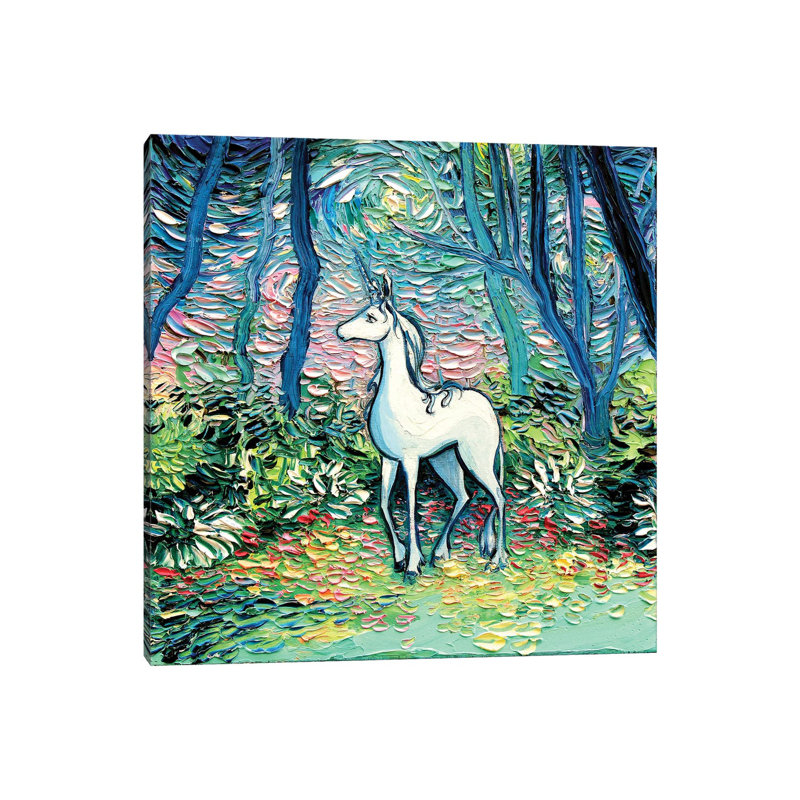 In The Shadow Of The Forest by Aja Trier - Wrapped Canvas Painting, 45.72 cm H x 45.72 cm W x 3.175 cm D