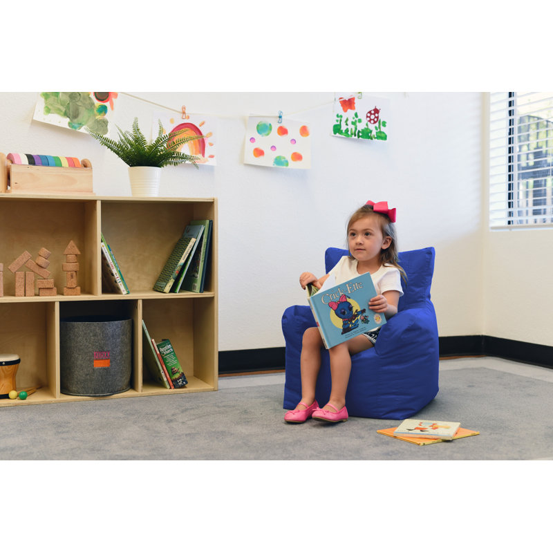 Cali Little Bear Bean Bag, Aqua Nylon, Small