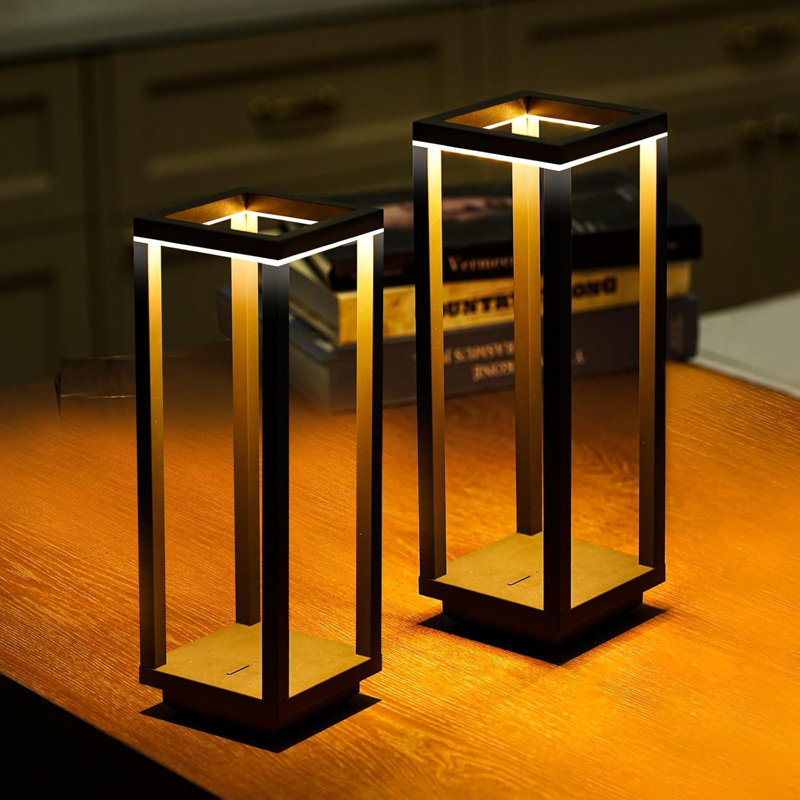 2 Pack Cordless Table Lamp Rechargeable, IP55 Waterproof