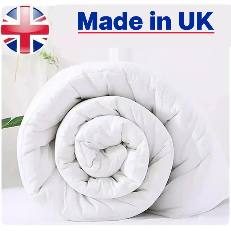 Medium-Weight Comfort For Year-Round Use Hollow Fiber Duvet, Super King, 10.5 Scale