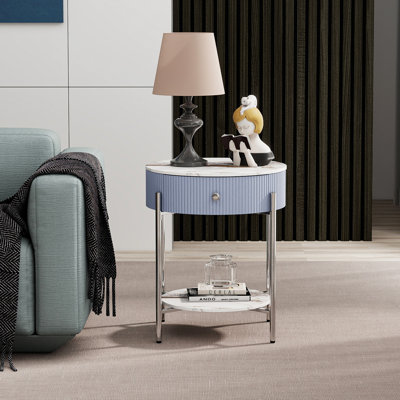Woodville Side Table with Storage