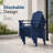 HDPE Stackable Adirondack Chairs with Cup Holders, All-Weather Outdoor Patio Chairs-432928124-423456772