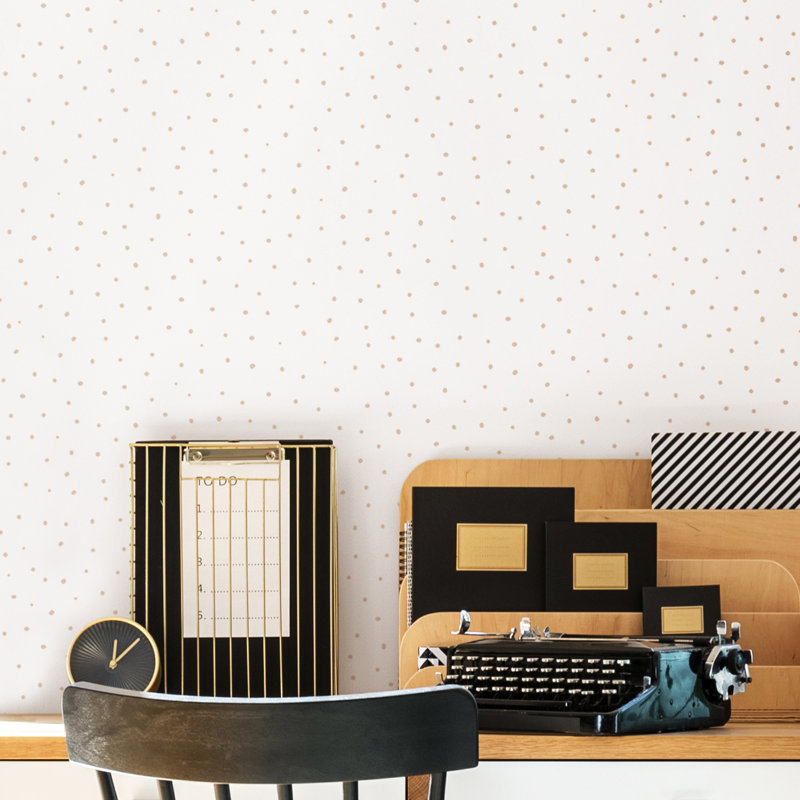 Hoopla Walls Mini Dots Popcorn 10m Wallpaper