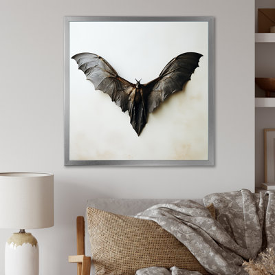 Chauve-souris mystique blanche et noire