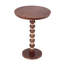 Mango Wood Round End Table, Honey
