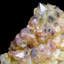 Hématite et goethite inclus Quartz sur la fluorescente - Sidi Said, Maroc