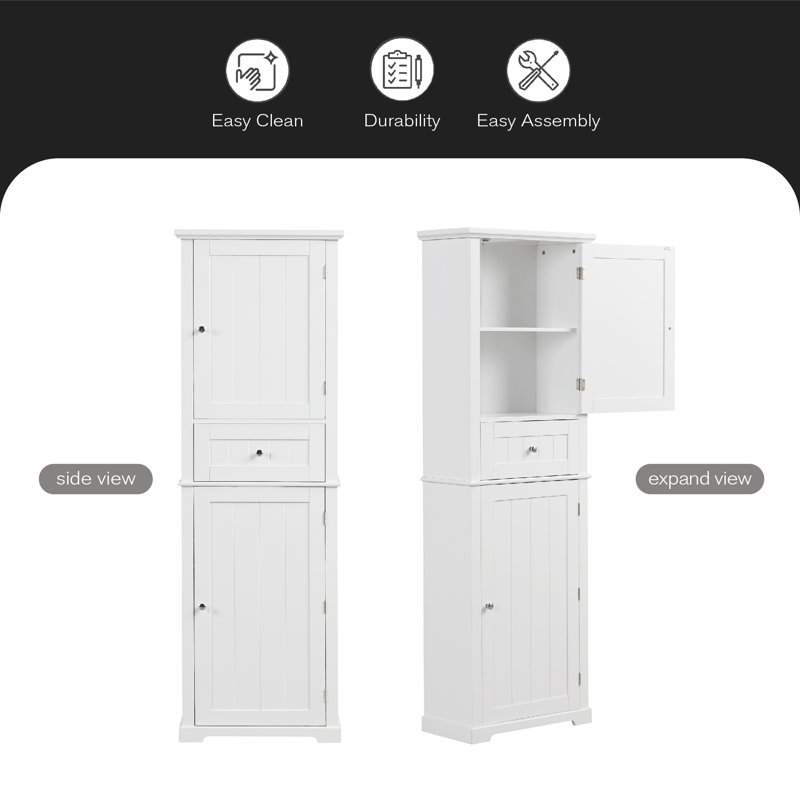 Armoire à linge autoportante Toshia