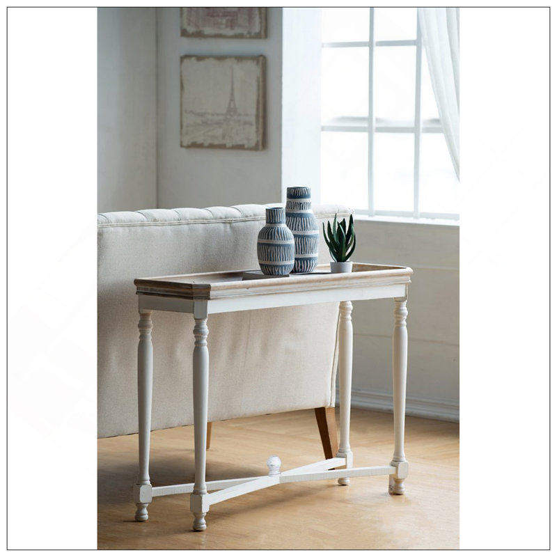 Table étroite 42 po x 14 po x 30 po avec consoles Alcott