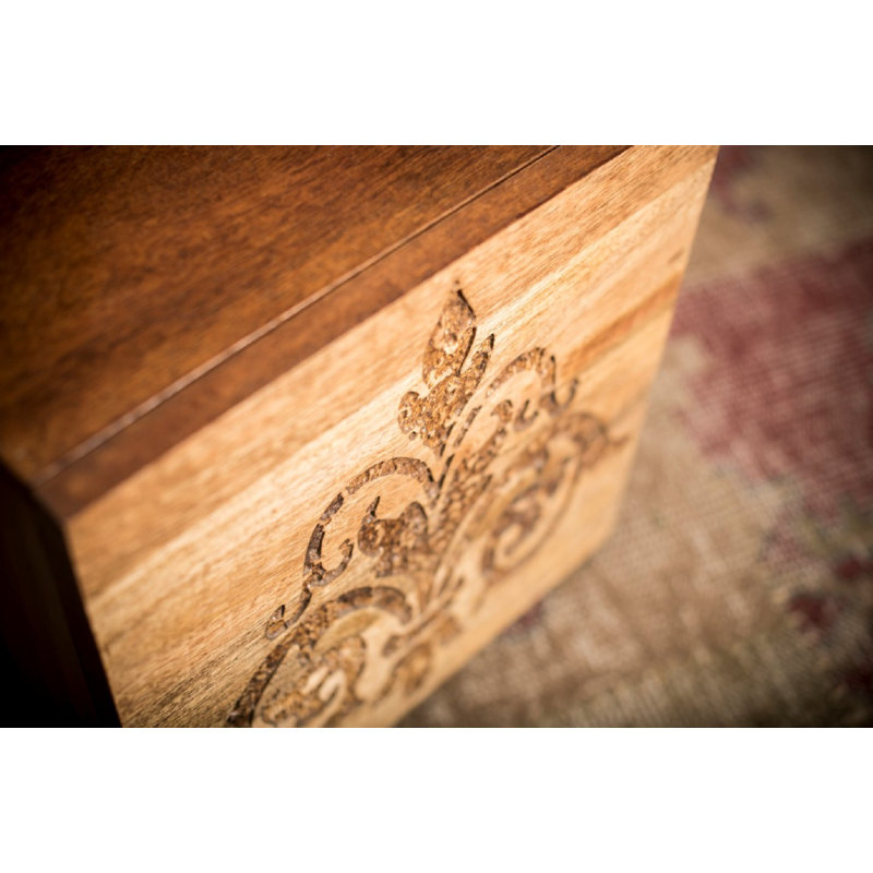 Dhyana Solid Wood End Table
