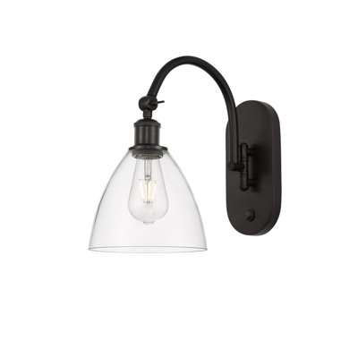 Bras pivotant en verre Amenda