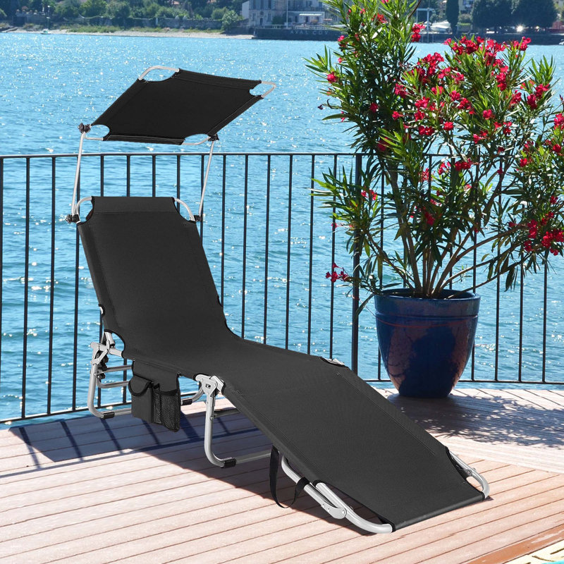 Shaday Outdoor Metal Chaise Lounge Set