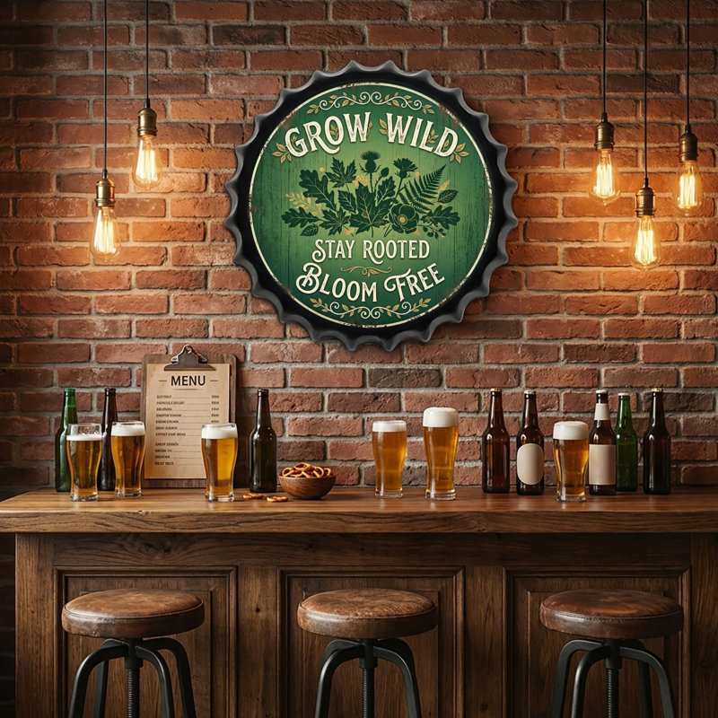 Grow Wild Bottle Caps