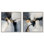 "Luxe Glam", ensemble de 2 reproductions d'art sur toile par 