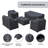 Brandtley Aluminum Conversation Set Group Seating Patio Furniture Covers