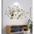 Luxurious minimalist metal wall decorations - modern creative wall ornaments