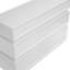 Commode 6 tiroirs pour chambre à coucher, commode blanche sans poignée, commode moderne 6 tiroirs avec rangement large (Même SKU: W757P235726)-884213147