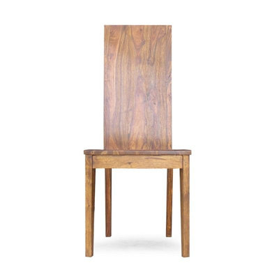 Metro Life 45cm H Solid Wood Side Chair in Brown