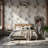 Concrete Wallpaper Texture Industrial Wall Decor