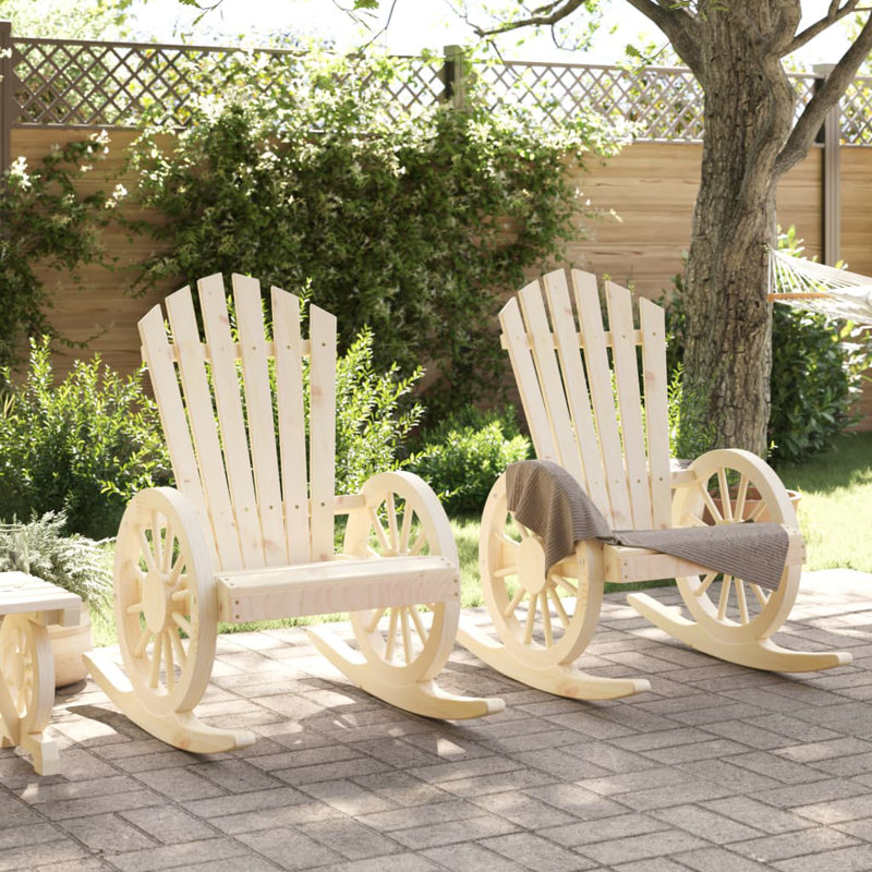 Opperman Outdoor Adirondack Chair, Brown