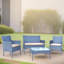 3 - Person Wicker Patio Dining Set with