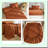 Rustic Bed Sheets Set - Deep Pocket Microfiber Cooling Bedding with Pillowcases - Soft Washed Easy Fit Solid Rust Color Sheets-115840749-115840751