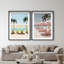 Oliver Gal Beach Umbrella Set Coastal - Luxury Shadowbox Framed Wall Art-726531574-726531571