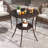 Leeper Round Glass Outdoor Coffee Table