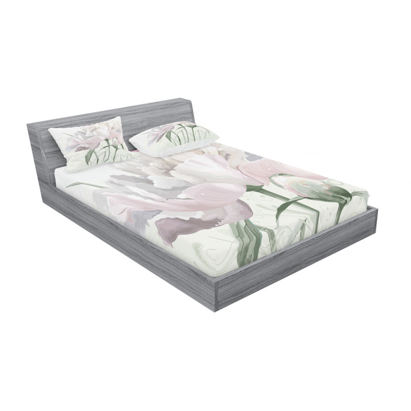 Microfiber Floral Sheet Set