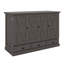 Armoire-lit style rustique en bois de pin massif avec station de charge et grand tiroir de rangement.-2098503987-2098503984