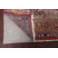 Tapis rouge en laine noué à la main de conception unique 8 pi 11 po x 12 pi 10 po Orlandino