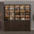 78.7" Wide Glass Door Display Case Curio Cabinet With LED Lights