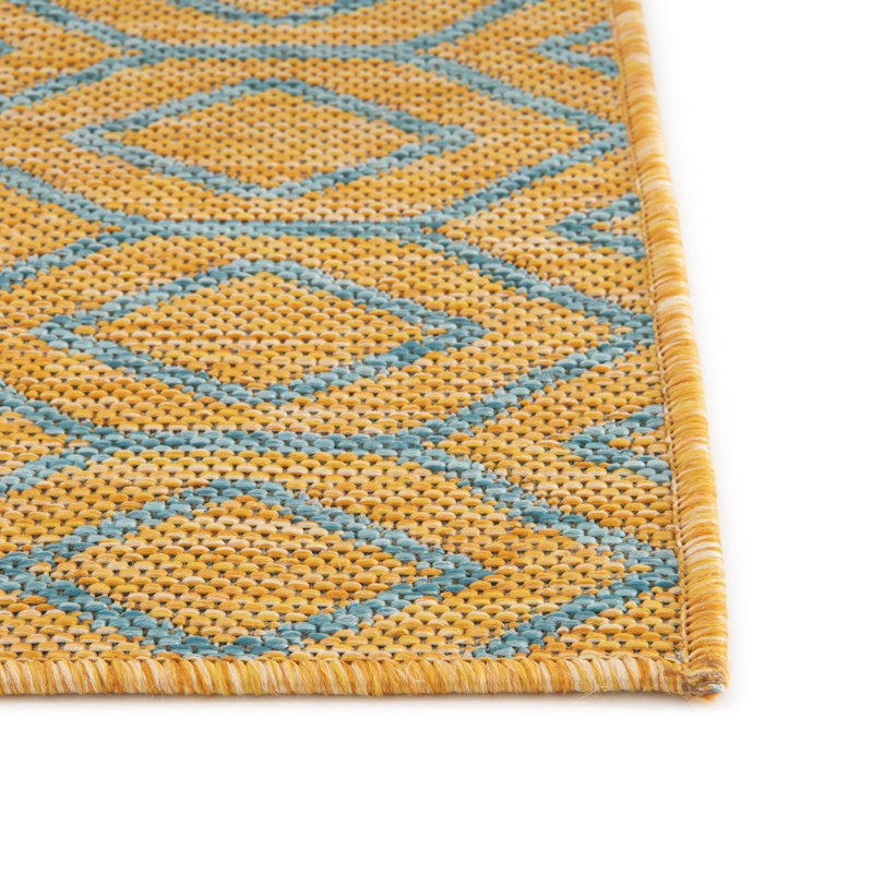 Tapis d'extérieur Jill Zarin Turks and Caicos, Rectangle 4 pi 1 po x 6 pi 1 po